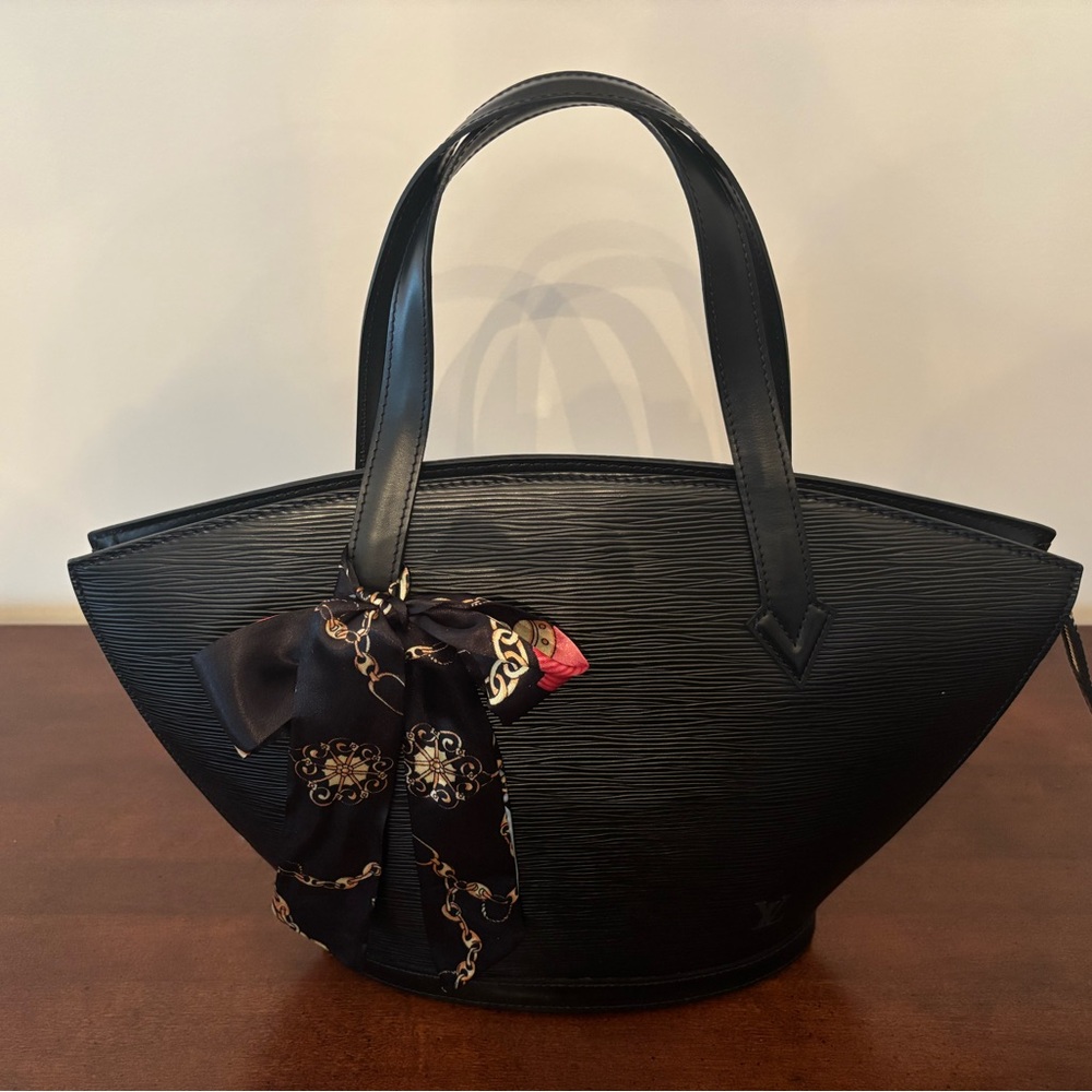 Louis Vuitton Black Epi Saint Jacques Tote Bag, Pristine Condition - Picture 7 of 10